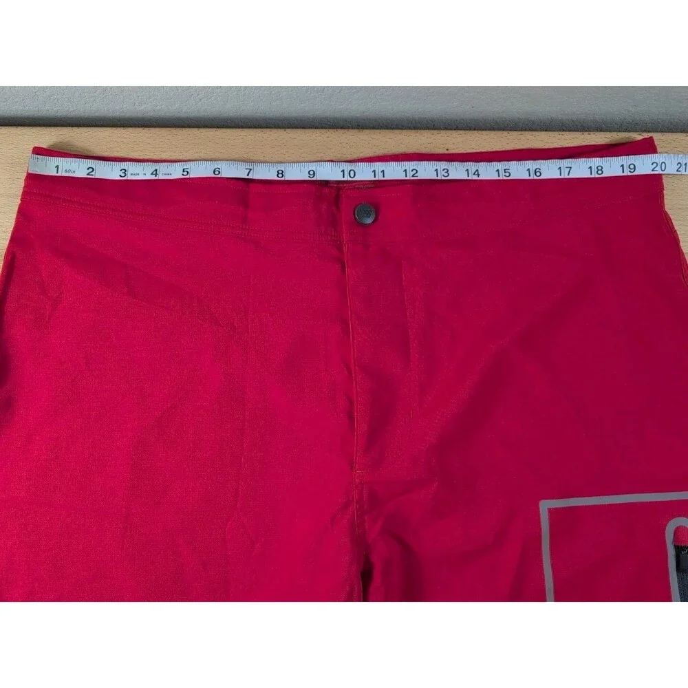 Mack Weldon Board Shorts Men's Size 39/40 Red Swim Trunks Quick Dry